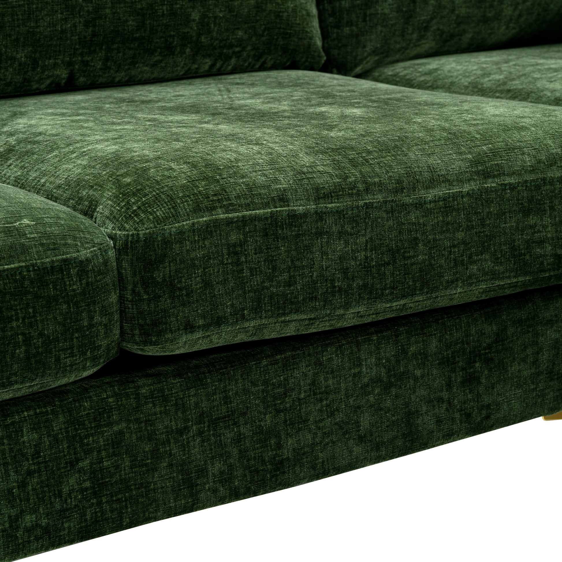 Coolmore Accent Sofa Living Room Sofa Sectional Sofa Green Polyester
