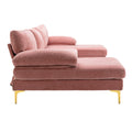 Coolmore Accent Sofa Living Room Sofa Sectional Sofa Pink Polyester