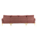Coolmore Accent Sofa Living Room Sofa Sectional Sofa Pink Polyester