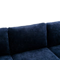 Coolmore Accent Sofa Living Room Sofa Sectional Sofa Navy Blue Polyester