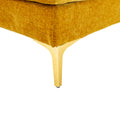 Coolmore Accent Sofa Living Room Sofa Sectional Sofa Mustard Yellow Polyester