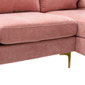 Coolmore Accent Sofa Living Room Sofa Sectional Sofa Pink Polyester
