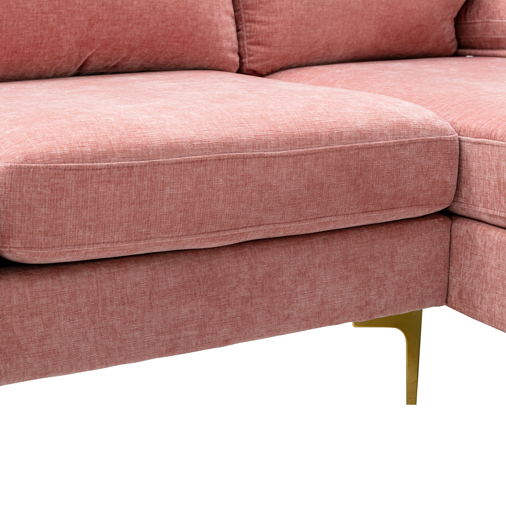 Coolmore Accent Sofa Living Room Sofa Sectional Sofa Pink Polyester