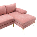 Coolmore Accent Sofa Living Room Sofa Sectional Sofa Pink Polyester