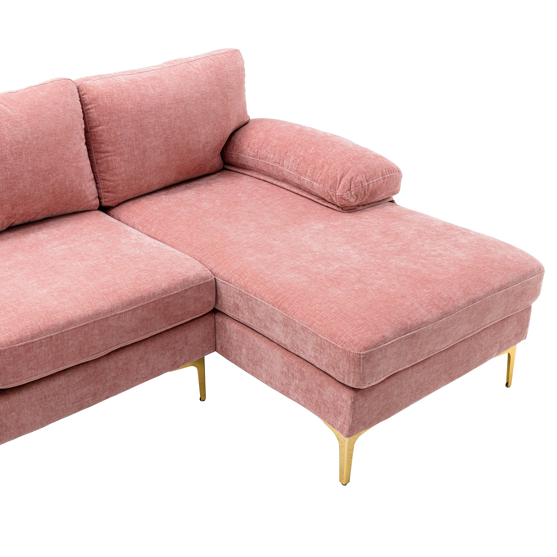 Coolmore Accent Sofa Living Room Sofa Sectional Sofa Pink Polyester