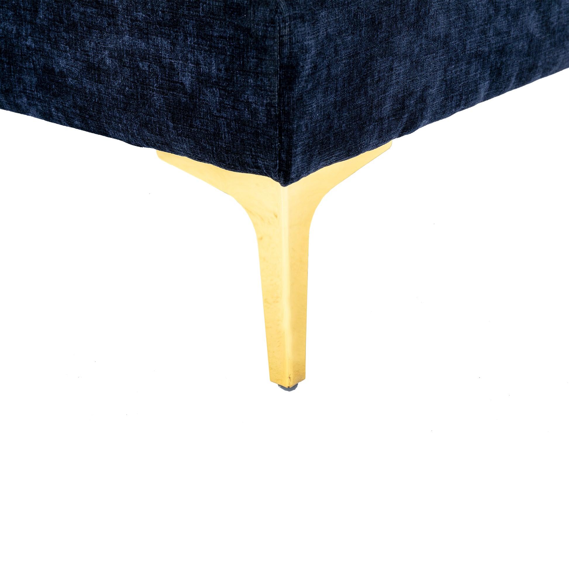 Coolmore Accent Sofa Living Room Sofa Sectional Sofa Navy Blue Polyester