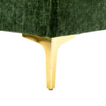 Coolmore Accent Sofa Living Room Sofa Sectional Sofa Green Polyester