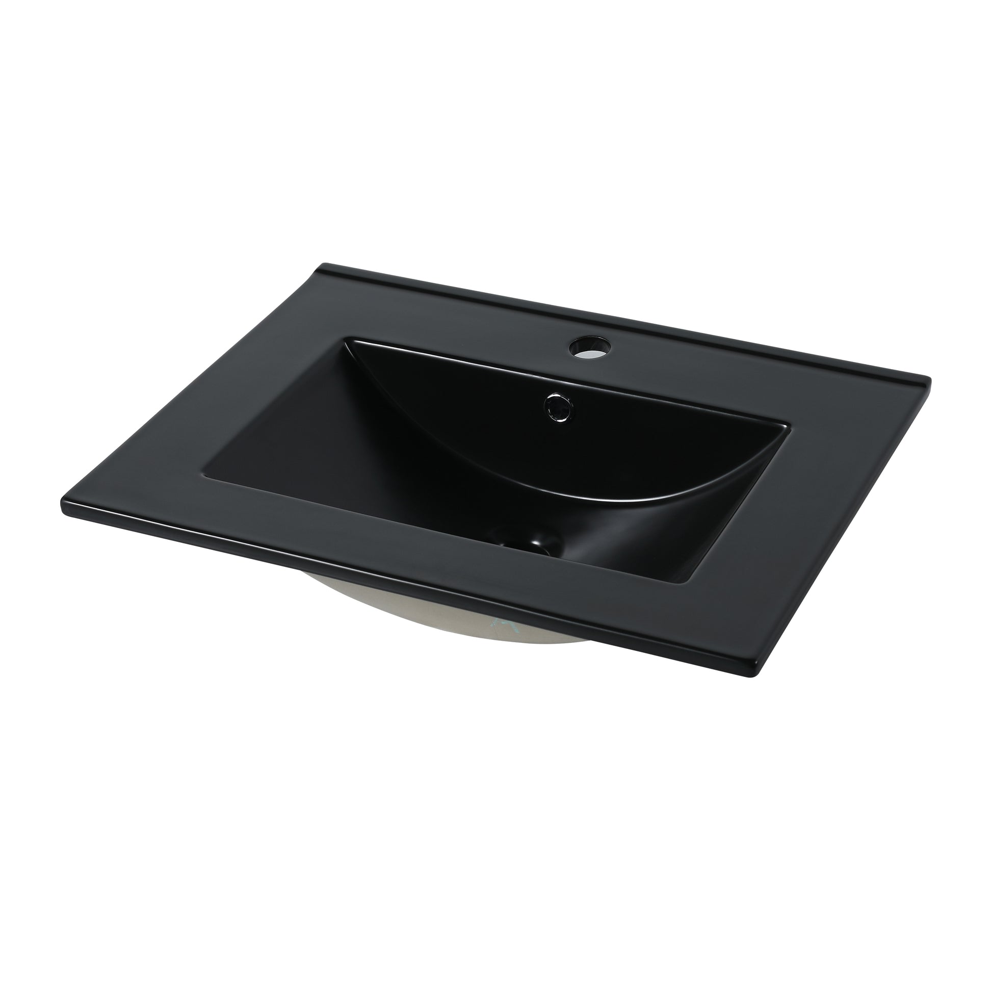 24" Ceramic Top Sink G Bl9060Bk Black Ceramic