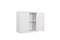 White Wall Storage Cabinet With Adjustable