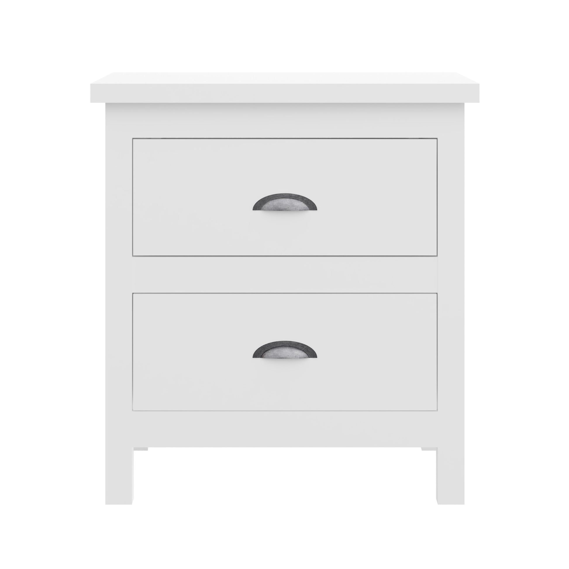 Versatile Solid Wood White Night Stand, Bedside Table, End Table, Desk With Drawers For Living Room, Bedroom White Solid Wood