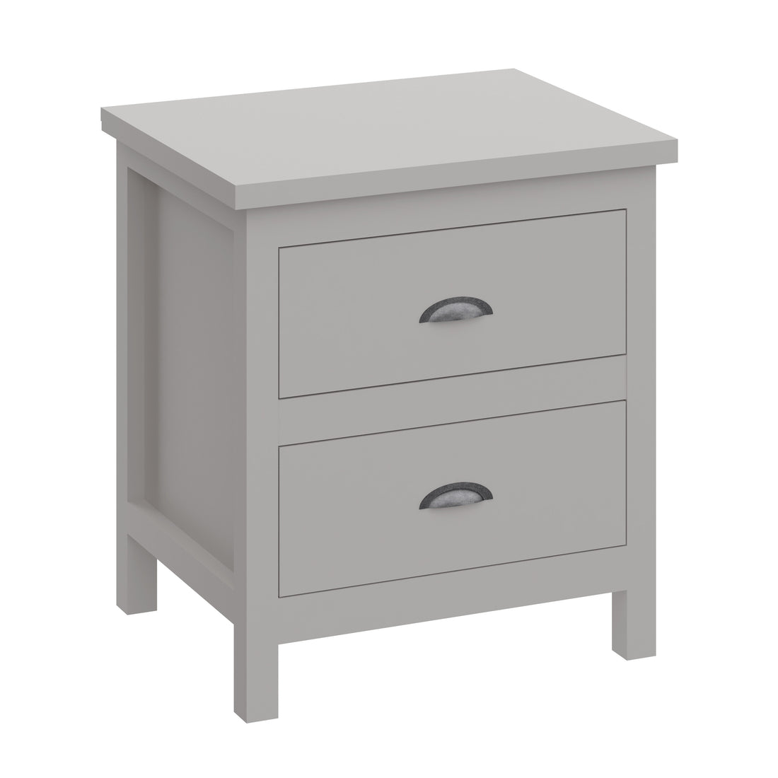 Versatile Solid Wood Night Stand, Bedside Table, End Table, Desk With Drawers For Living Room, Bedroom Gray Gray Solid Wood