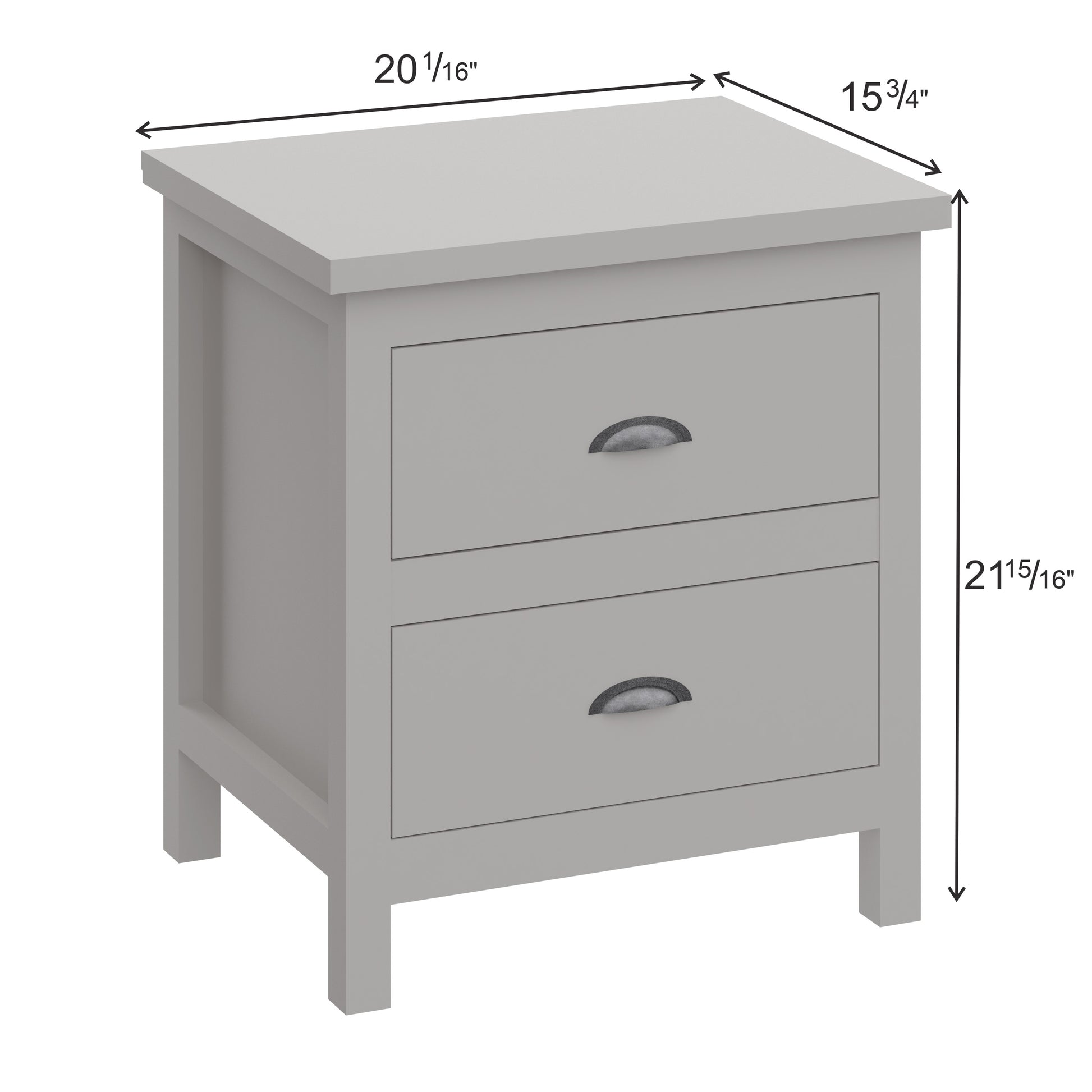 Versatile Solid Wood Night Stand, Bedside Table, End Table, Desk With Drawers For Living Room, Bedroom Gray Gray Solid Wood