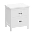 Versatile Solid Wood White Night Stand, Bedside Table, End Table, Desk With Drawers For Living Room, Bedroom White Solid Wood