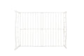 Queen Size Metal Bed Frame With Headboard And Footboard White White Metal