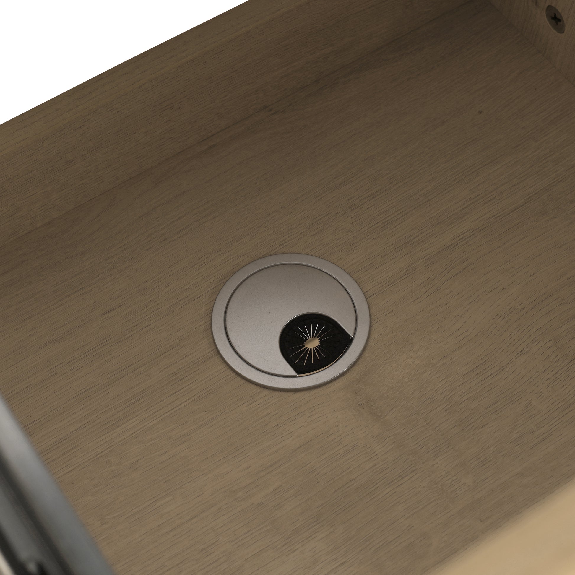 48 Inch Bathroom Vanity Freestanding Design With Black Resin Sink Plain Light Oak Bathroom American Traditional Plywood