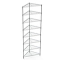 8 Tier Triangles Corners Wire Shelving Unit, Nsf Height Adjustable Metal Storage Shelves, Heavy Duty Storage Wire Rack Metal Shelves 82