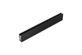 Frameless Double Sliding Shower Door Track Matte Black matte black-stainless steel