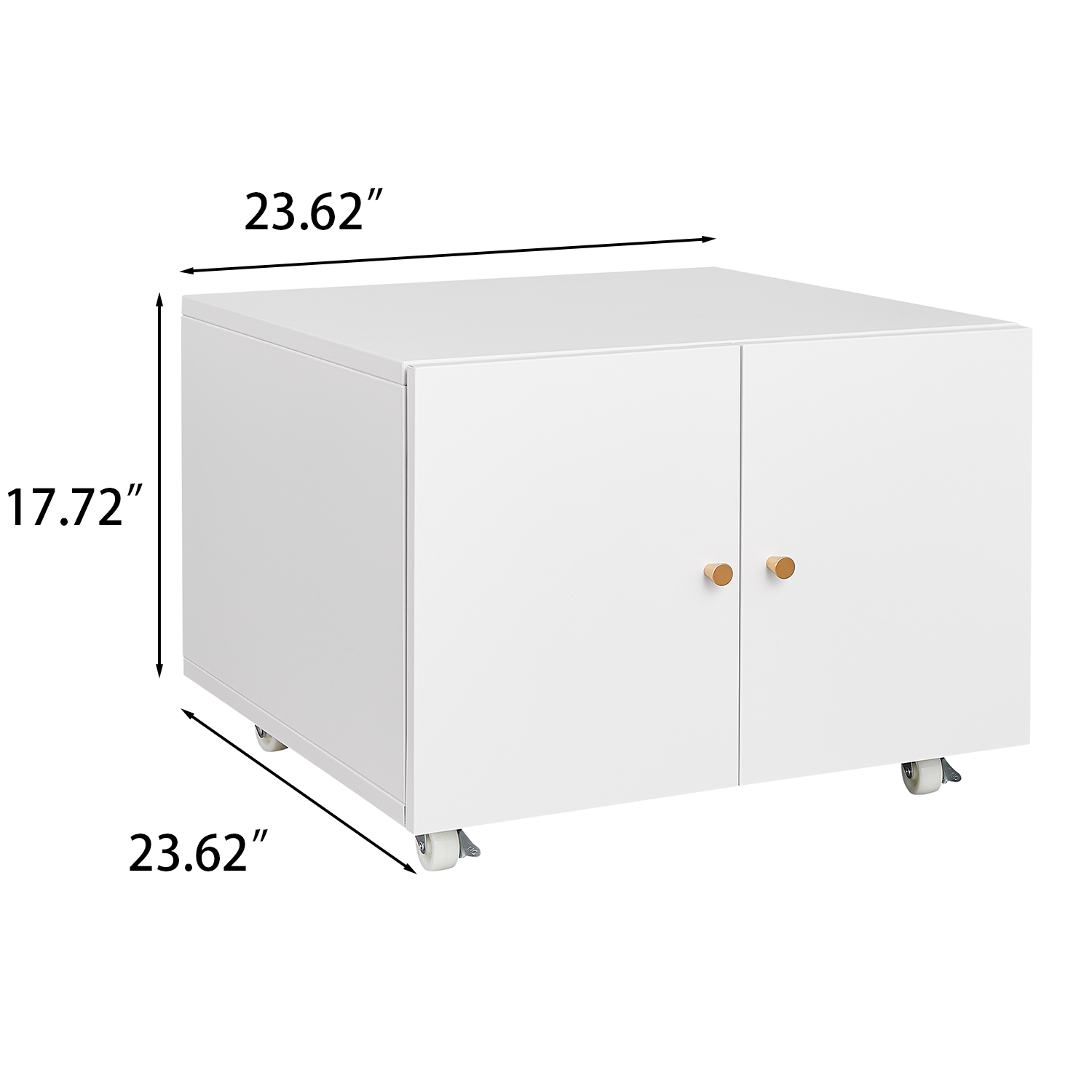 Office Furniture Copier Cabinet White 2 Door Steel Copier Stand Mobile Pedestal File Printer Stand Filing Cabinets 1 2 Shelves White Office Mobile Modern Steel Steel