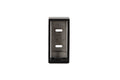 Shower Door Rod Bracket in Matte Black 23D02P018MB matte black-stainless steel