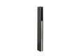 Frameless Double Sliding Shower Door Track Matte Black matte black-stainless steel