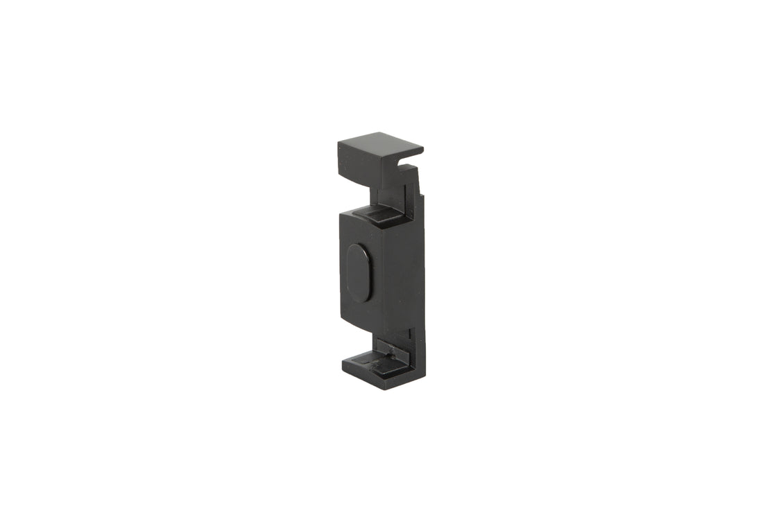 Sliding Shower Door Bumper And Guide in Matte Black matte black-stainless steel