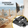 Full Motion, Crafted Steel, Outdoor, Tv Mount Black 70 79 Inches Metal Metal