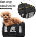 Scratchme Pet Travel Carrier Soft Sided Portable Bag For Cats, Small Dogs, Kittens Or Puppies, Collapsible, Durable, Airline Approved, Travel Friendly, Carry Your Pet With You Safely And Comfortably Black Fabric