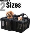 Scratchme Pet Travel Carrier Soft Sided Portable Bag For Cats, Small Dogs, Kittens Or Puppies, Collapsible, Durable, Airline Approved, Travel Friendly, Carry Your Pet With You Safely And Comfortably Black Fabric