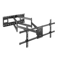 Full Motion, Crafted Steel, Extra Extension, Tv Mount Black 80 89 Inches Metal Metal