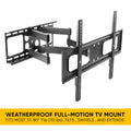 Full Motion, Crafted Steel, Outdoor, Tv Mount Black 70 79 Inches Metal Metal