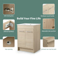 24 Inch Bathroom Cabinet With Sink,Soft Close