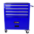 4 Drawers Multifunctional Tool Cart With Wheels Blue Blue Steel