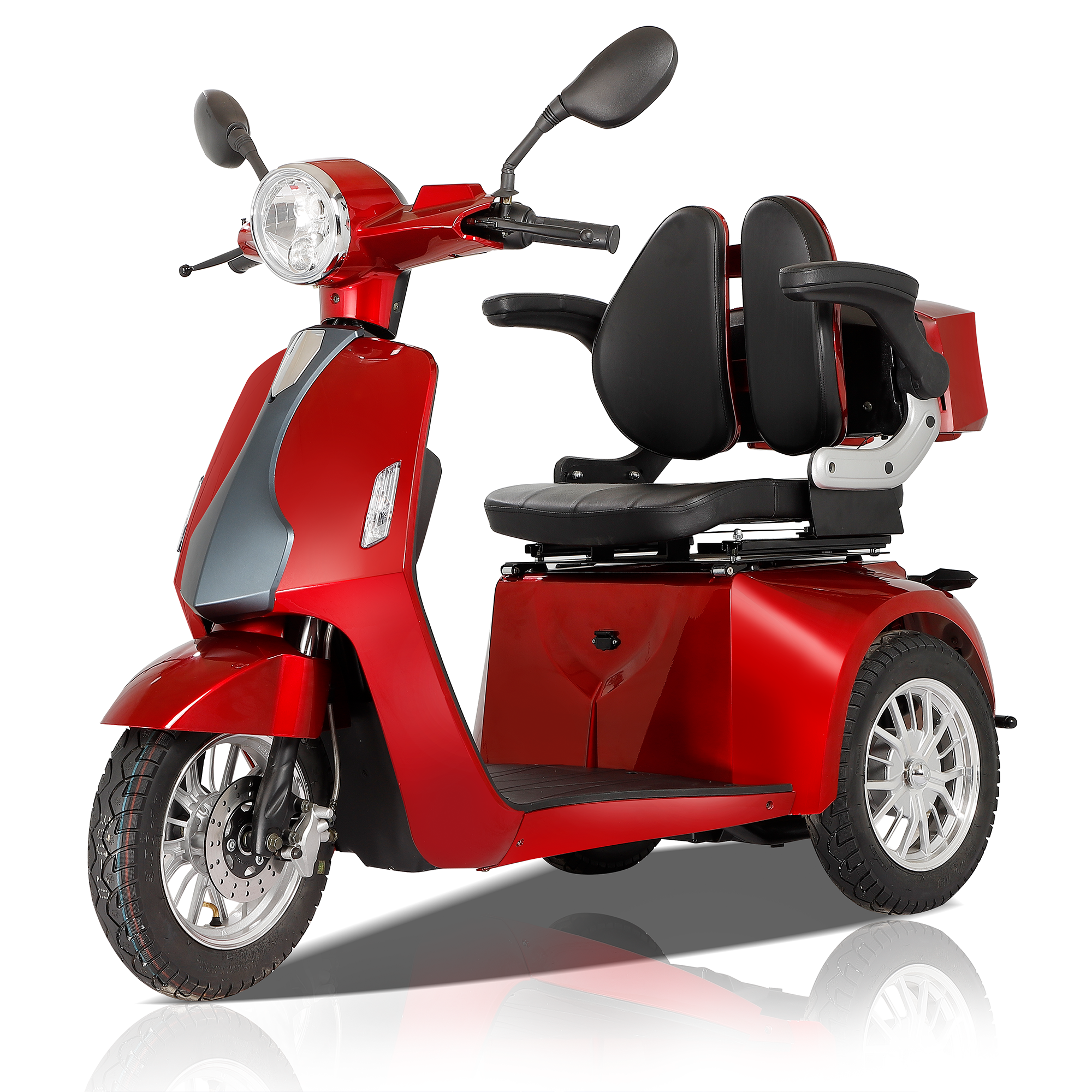 Electric Mobility Scooter With Big Size ,High Power Red Abs Pc