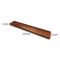 29 Inch Rectangular Metal Windowsill Plant Tray, Trim Edges, Large, Copper Gold Stainless Steel