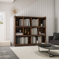 10 Shelf Bookcase Espresso Mdf