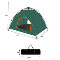Camping dome tent is suitable for 2 3 4 5 people antique black-abs+pc