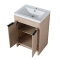 KD PACKING 24 Inch Freestanding Bathroom Vanity With plain light