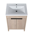 KD PACKING 24 Inch Freestanding Bathroom Vanity With plain light