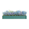 Raised Garden Bed Kit Metal Raised Bed Garden 7.6X3.7X0.98Ft For Flower Planters, Vegetables Herb Green Green Metal