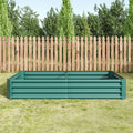 Raised Garden Bed Outdoor, 6 3 1Ftmetal Raised Rectangle Planter Beds For Plants, Vegetables, And Flowers Green Green Bedroom Metal