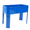 Elevated Garden Bed Metal Elevated Outdoor Flowerpot Box Suitable For Backyard And Terrace Large Flowerpot Suitable For Vegetable And Flower Blue*2 Blue Steel