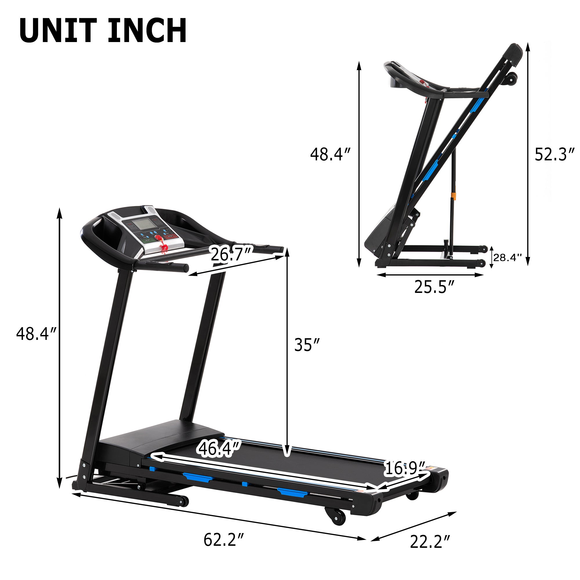 Treadmills for Home, Electric Treadmill with