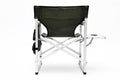 2 Piece Padded Folding Outdoor Chair With Side Table And Storage Pockets,Lightweight Oversized Directors Chair For Indoor, Outdoor Camping, Picnics And Fishing,Green Green Aluminum