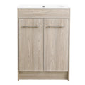 24 Inch Freestanding Bathroom Vanity Kd Packing Bvc04824Weo White Oak 2 Bathroom Freestanding Modern Plywood