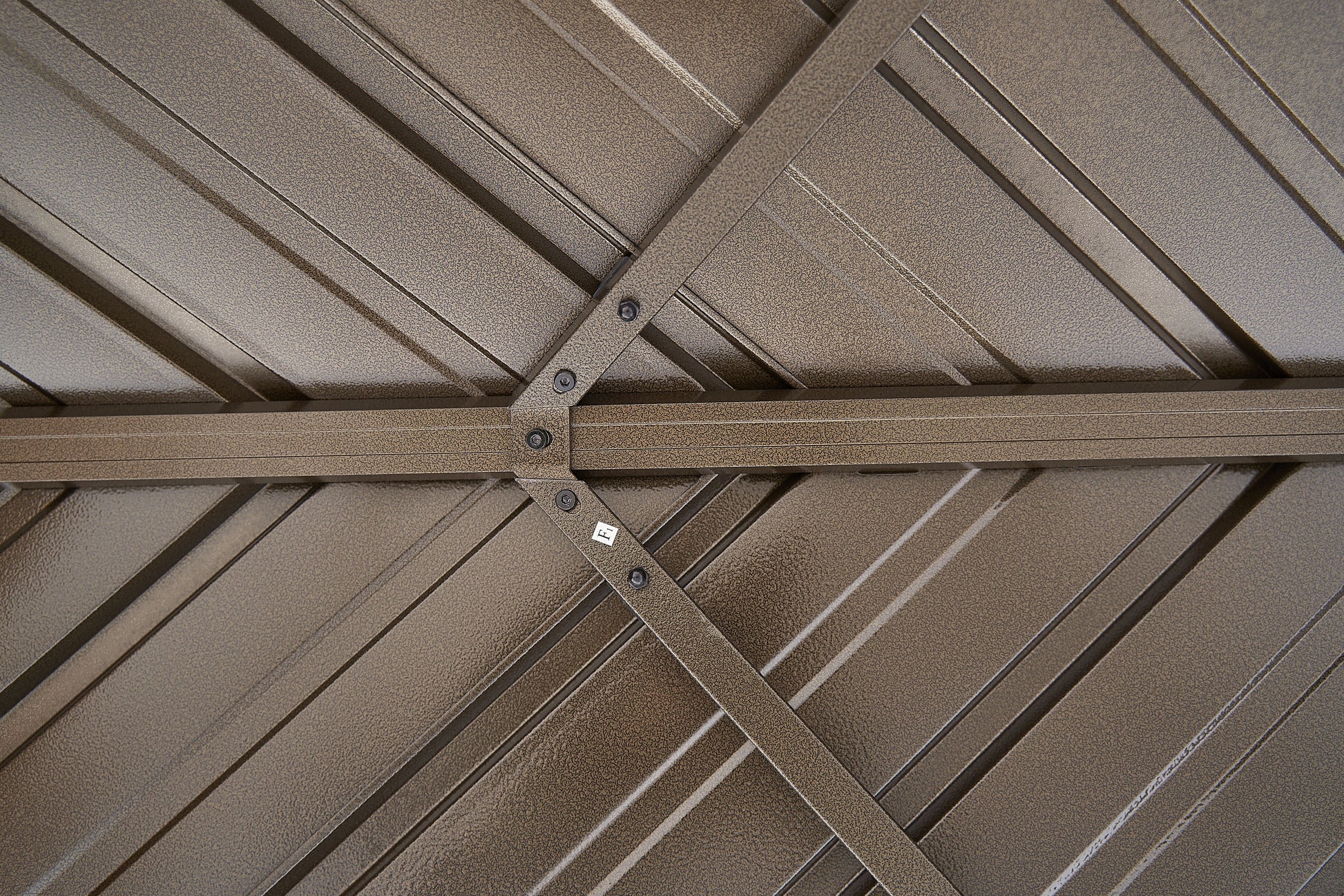 12*12Ft Patic Gazebo,Alu Gazebo With Steel Canopy,Outdoor Permanent Hardtop Gazebo Canopy For Patio, Garden, Backyard Bronze Steel