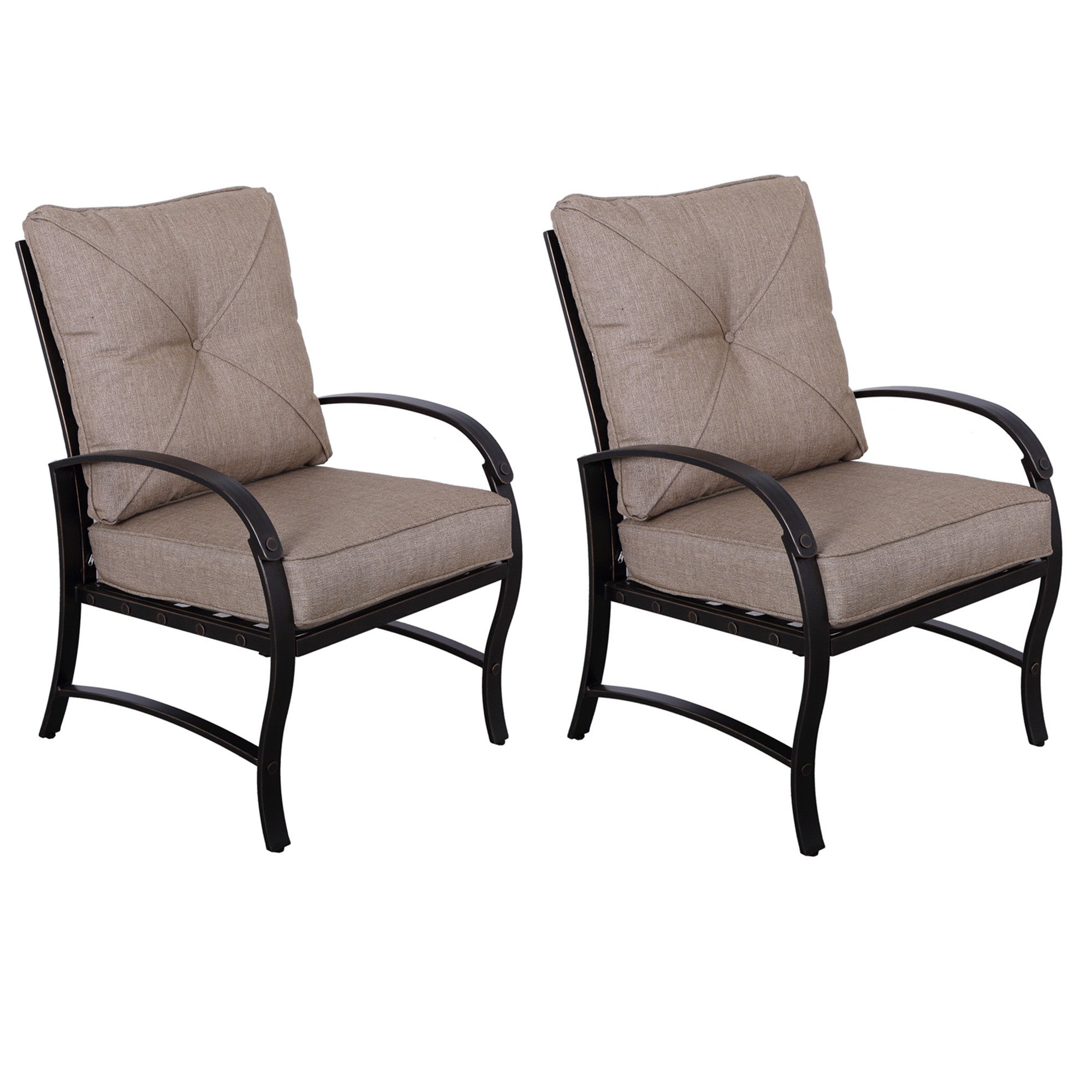 Modern Dining Chair With Back and Seat Cushion,
