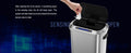 50L Smart Automatic Trash Cans Full Intelligent Sensor Black And Silver Steel