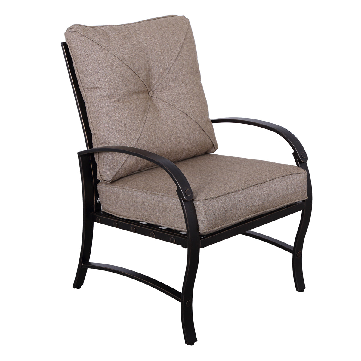 Modern Dining Chair With Back and Seat Cushion,