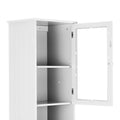 Modern Tower Tall Storage Cabinet With Doors &