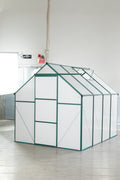 Green 6 X 8 Ft Outdoor Patio Greenhouse Green Aluminum